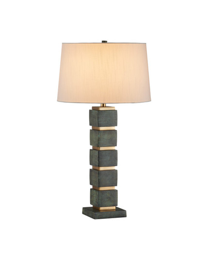 Tetra One Light Table Lamp in Verdigris / Antique Brass (142|60001097)