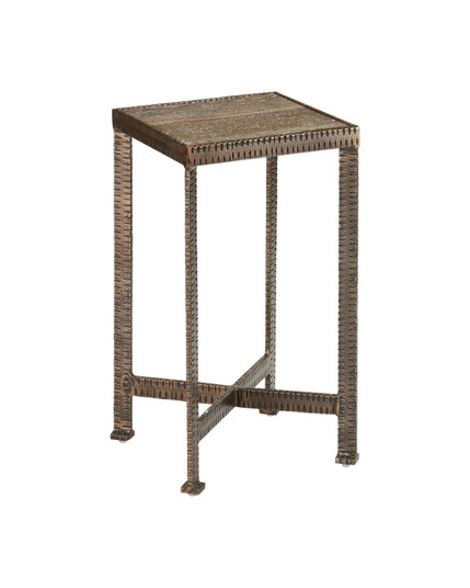 Ampleur Accent Table in Rustic Bronze / Natural (142|40000274)