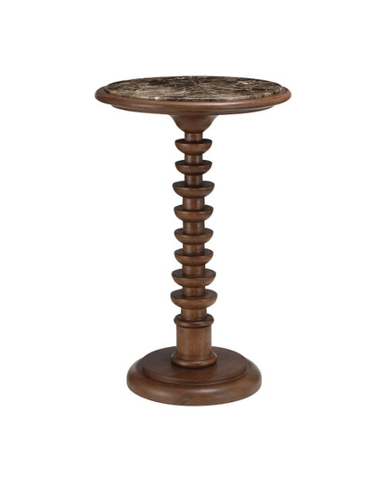Steppe Accent Table in Dark Brown / Natural (142|30000337)