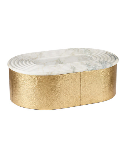 Trove Box in Natural / Brass (142|12001144)