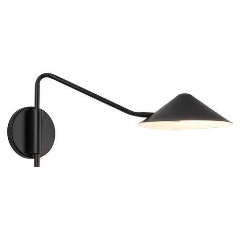 Ashford One Light Wall Sconce in Matte Black (452|WV636119MB)