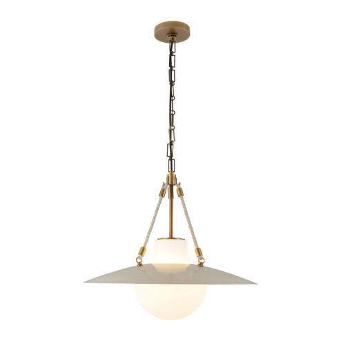 Waverly One Light Pendant in Pearl White (452|PD319722PW)