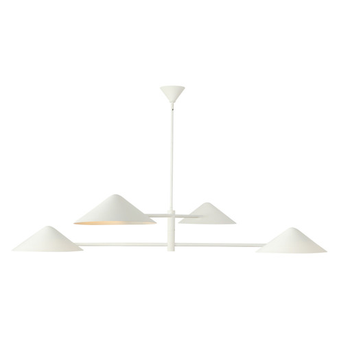 Ashford Four Light Chandelier in Antique White (452|CH636258AW)