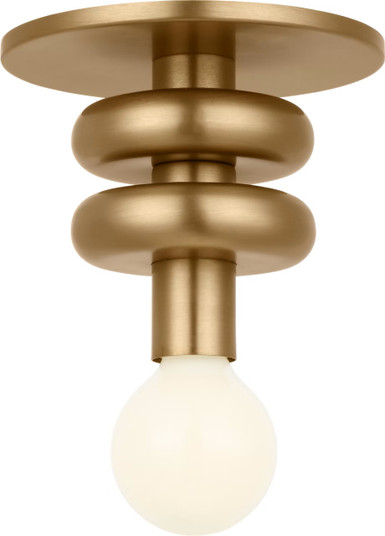 Malcolm One Light Solitaire in Satin Brass (454|SCDJFM145SB)