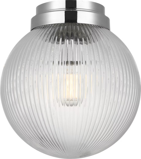 Preston One Light Flush Mount in Chrome (454|SCDJFM125CHRG)
