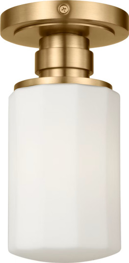 Fairfax One Light Flush Mount in Estate Brass (454|SCCHCFM106EBSOEG)