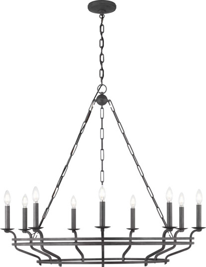 Brighton Nine Light Chandelier in Italian Rust (454|SCCHCCH120ITR)