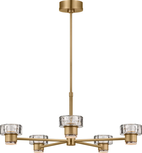 Holsted LED Chandelier in Estate Brass (454|SCCHCCH10027EBSCPG)