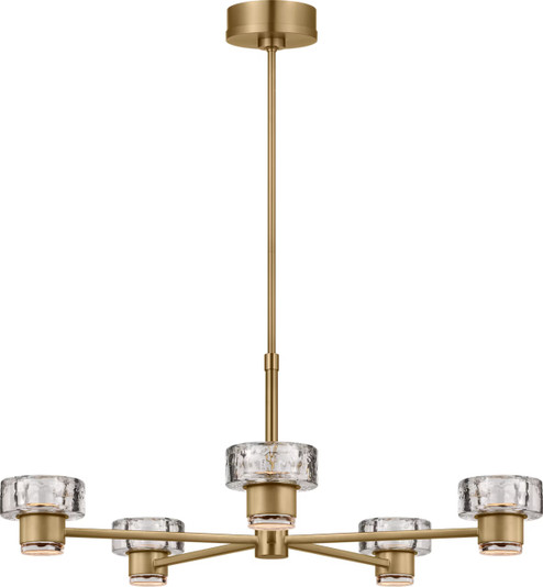 Holsted LED Chandelier in Estate Brass (454|SCCHCCH10027EBSCPG)