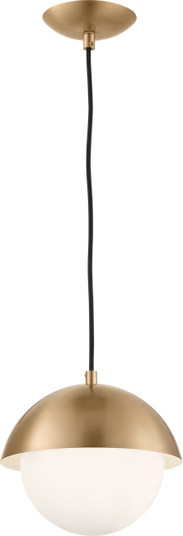 Hyde One Light Pendant in Satin Brass (454|DJP1021SB)