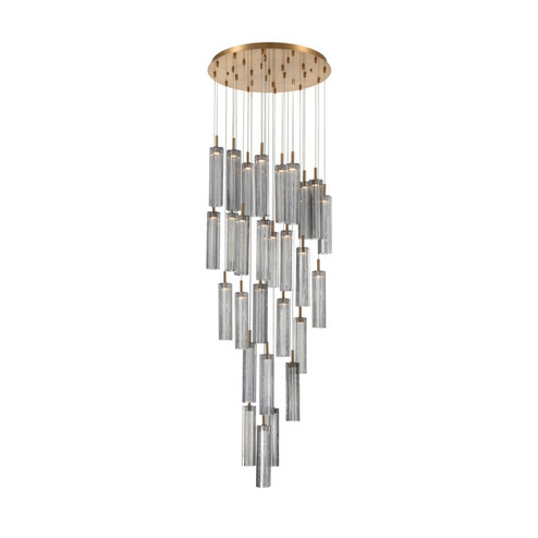 Addis LED Pendant in Aged Brass (60|ADD415AGSM)