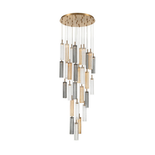 Addis LED Pendant in Aged Brass (60|ADD415AGAU)