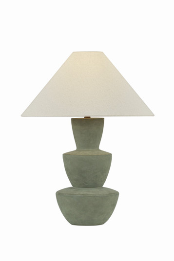 Kamas One Light Table Lamp in Patina Brass (67|PTL4227PBRCOM)