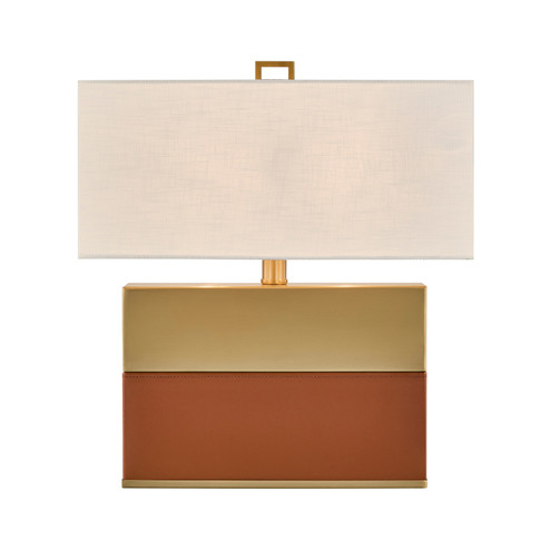 Oliver One Light Table Lamp in Honey Brown and Brown (51|11CD33HBBR)