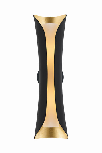 Josie Two Light Wall Sconce in Gold Leaf (428|H315102LGLBK)