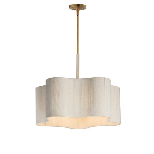 Corsica Five Light Pendant in Natural Aged Brass (16|12835OFNAB)