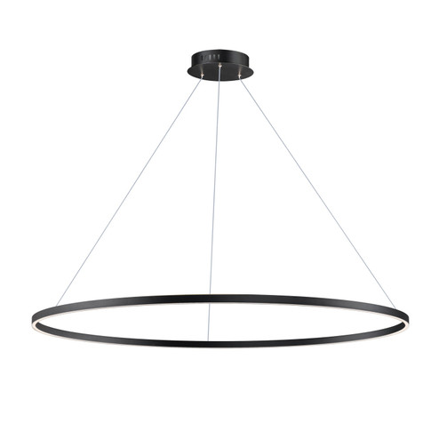 Groove 5CCT LED Pendant in Black (86|E52735BK)