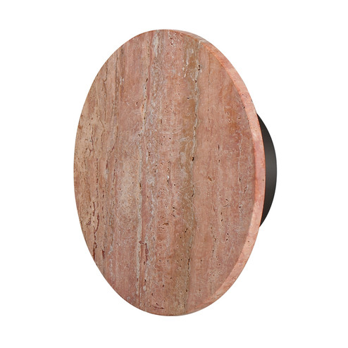 Discus LED Wall Sconce in Rosso Laterite / Gunmetal (86|E14353RLGM)