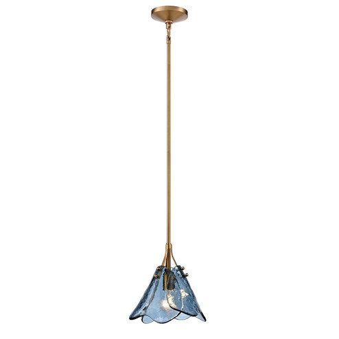 Florenza One Light Pendant in Satin Brass (581|860131)