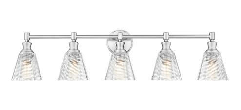 Auden Five Light Vanity in Brushed Nickel (224|77045VBN)