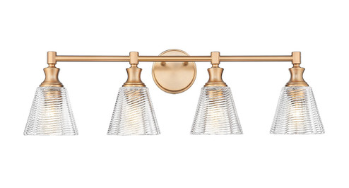Auden Four Light Vanity in Modern Gold (224|77044VMGLD)