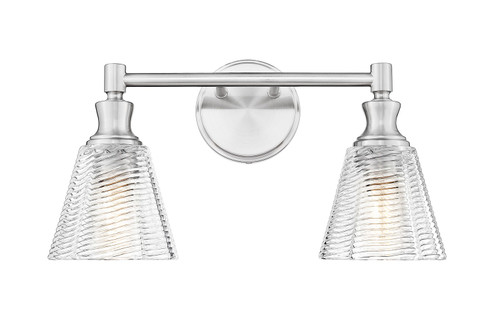 Auden Two Light Vanity in Brushed Nickel (224|77042VBN)