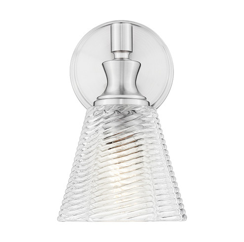 Auden One Light Wall Sconce in Brushed Nickel (224|77041SBN)