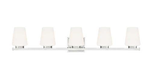 Nextra Five Light Vanity in Brushed Nickel (224|77035VBN)