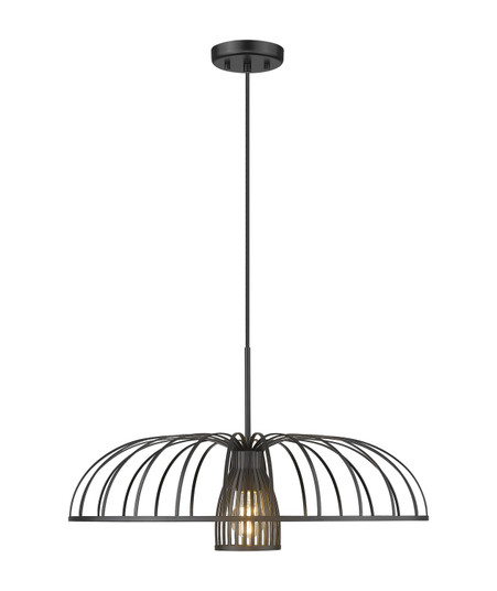 Valencia One Light Pendant in Matte Black (224|623P24MB)