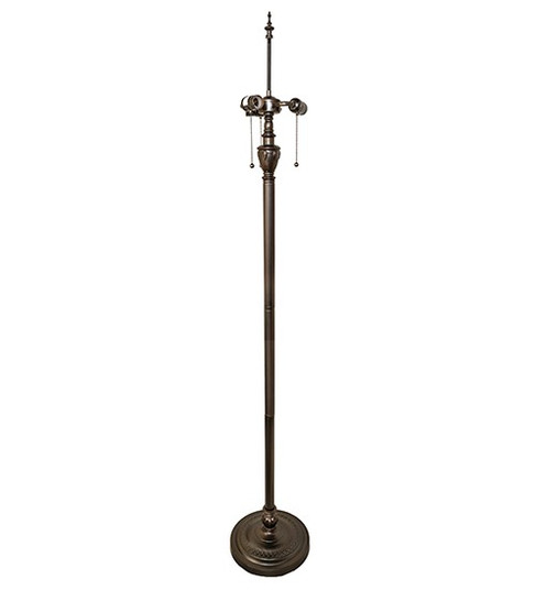 Traditional Three Light Floor Base in Mahogany Bronze (57|296801)