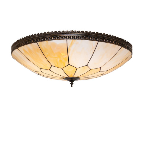 Vincent Six Light Flush Mount in Hi-Lited Craftsman BrownOil Rubbed Bronze (57|295303)