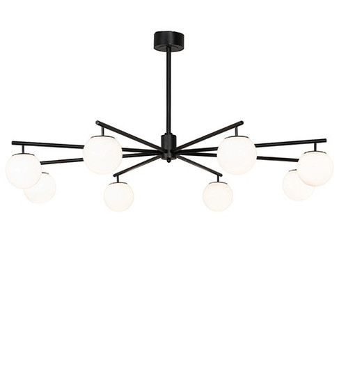 Harter Heights LED Chandelier in Textured Black (57|295281)