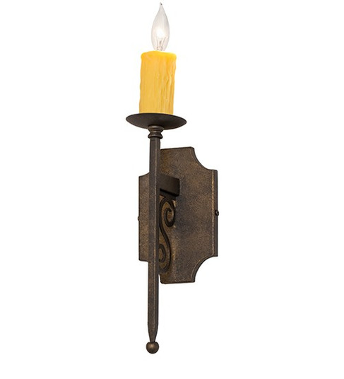 Toscano One Light Wall Sconce in Dark Smoke (57|292735)