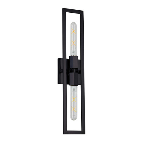 Wisteria Two Light Wall Sconce in Matte Black (216|WTS222WMB)