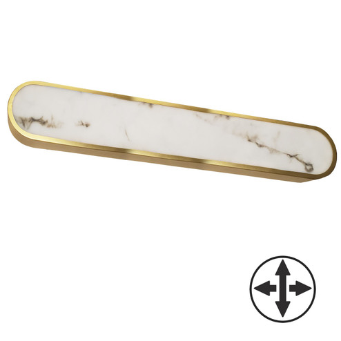 Walsh One Light Wall Sconce in Alabaster (216|WSH3240LEDWAGB)