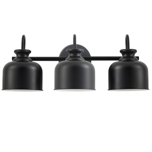 Wrigley Three Light Vanity in Matte Black (216|WRG213WMB)