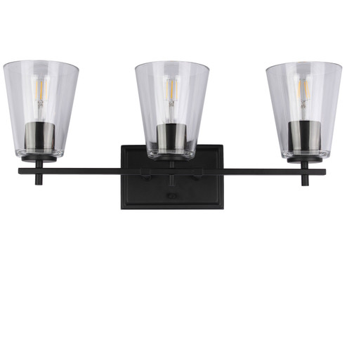 Wenda Three Light Vanity in Clear (216|WND233WMB)