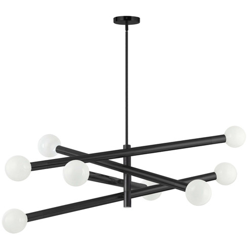 Wand Eight Light Pendant in Matte Black (216|WAN398CMB)