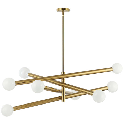 Wand Eight Light Pendant in Aged Brass (216|WAN398CAGB)