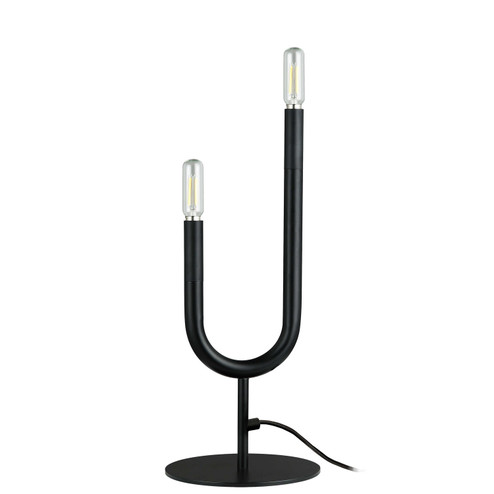 Wand Two Light Table Lamp in Matte Black (216|WAN172TMB)