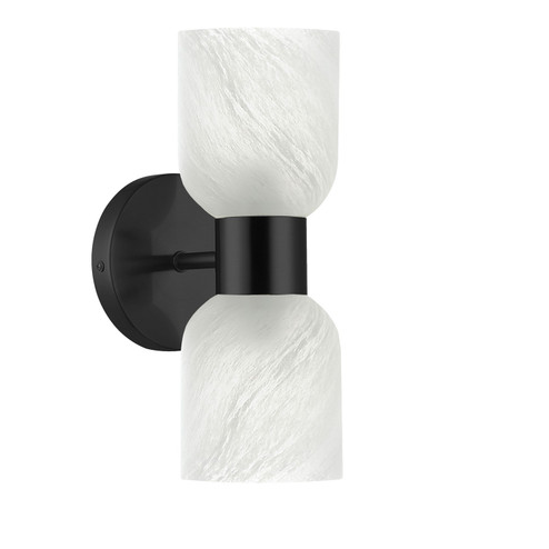 Vonda Two Light Wall Sconce in Matte Black (216|VND102WMBALB)
