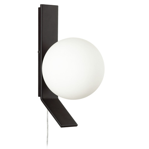 Valemont One Light Wall Sconce in Black (216|VMT51WMB)