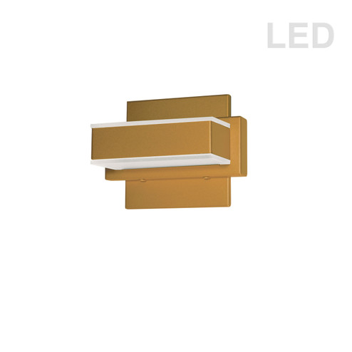 LED Vanity Fixture in Aged Brass (216|VLD2151WGLD)