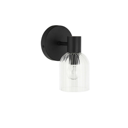 Vienna One Light Wall Sconce in Matte Black (216|VIE81WMB)