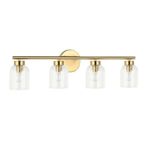 Vienna Four Light Vanity in Aged Brass (216|VIE294WAGB)