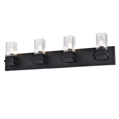 Veronica Four Light Vanity in Matte Black (216|VER324WMB)