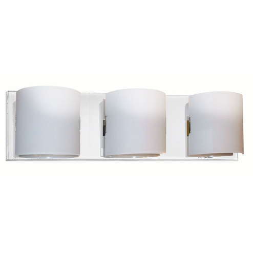 Sanctuary Three Light Vanity Fixture in Polished Chrome (216|V0303WPC)
