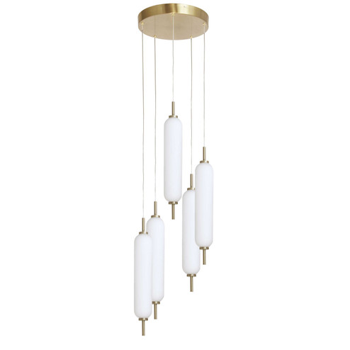 Typha LED Pendant in Aged Brass (216|TYA1250LEDPAGB)