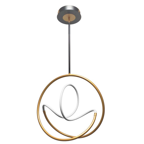 Raelynn LED Pendant in Gold (216|RYN2427LEDPGLDMB)