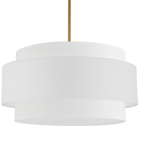 Priya Four Light Chandelier in White (216|PYA304CAGBWH)